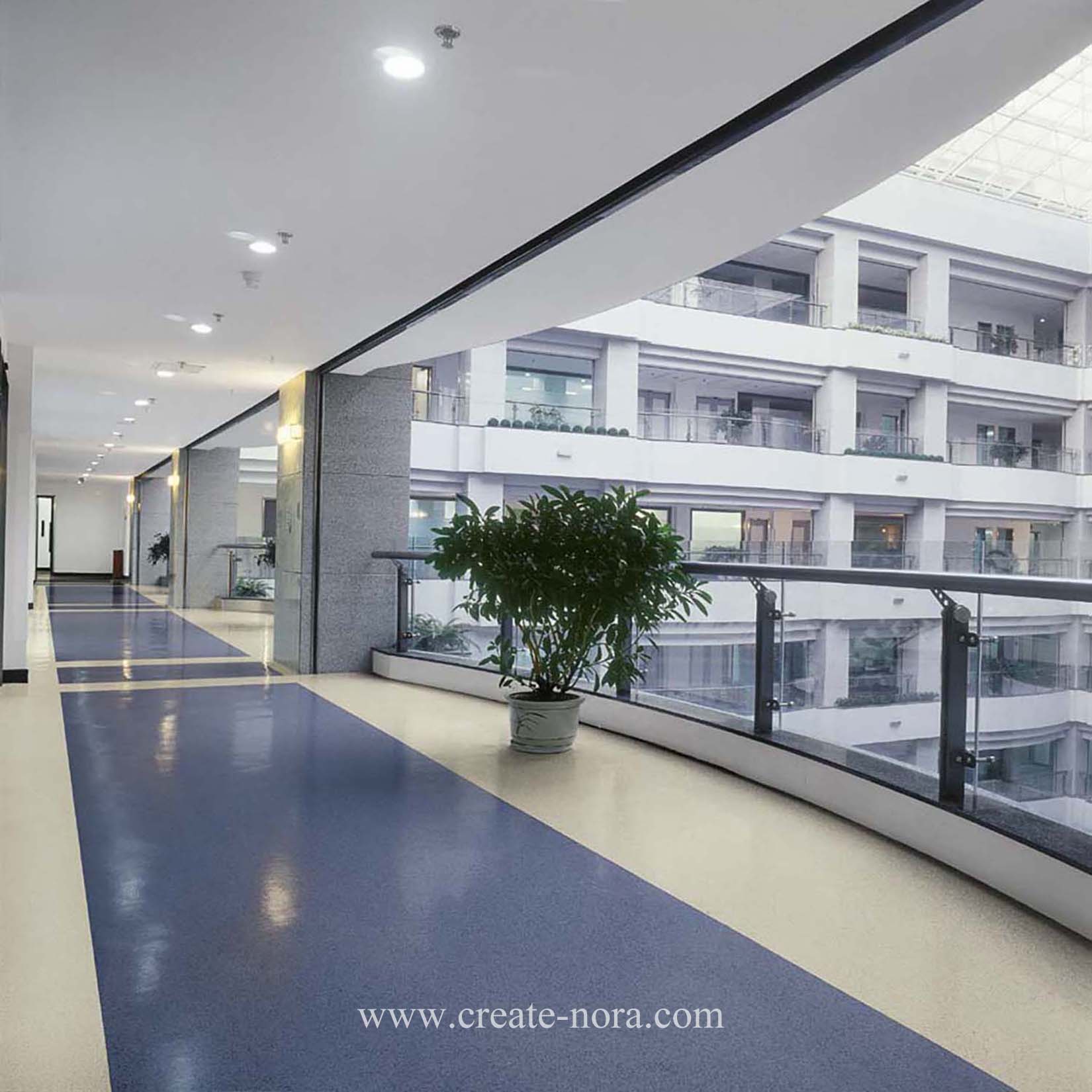 the photo of nora rubber flooring in Qingdao High tech Industrial Park Management Committee 1